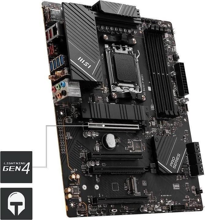 Actual product image MSI Pro B650M-P (AM5, AMD B650, mATX)