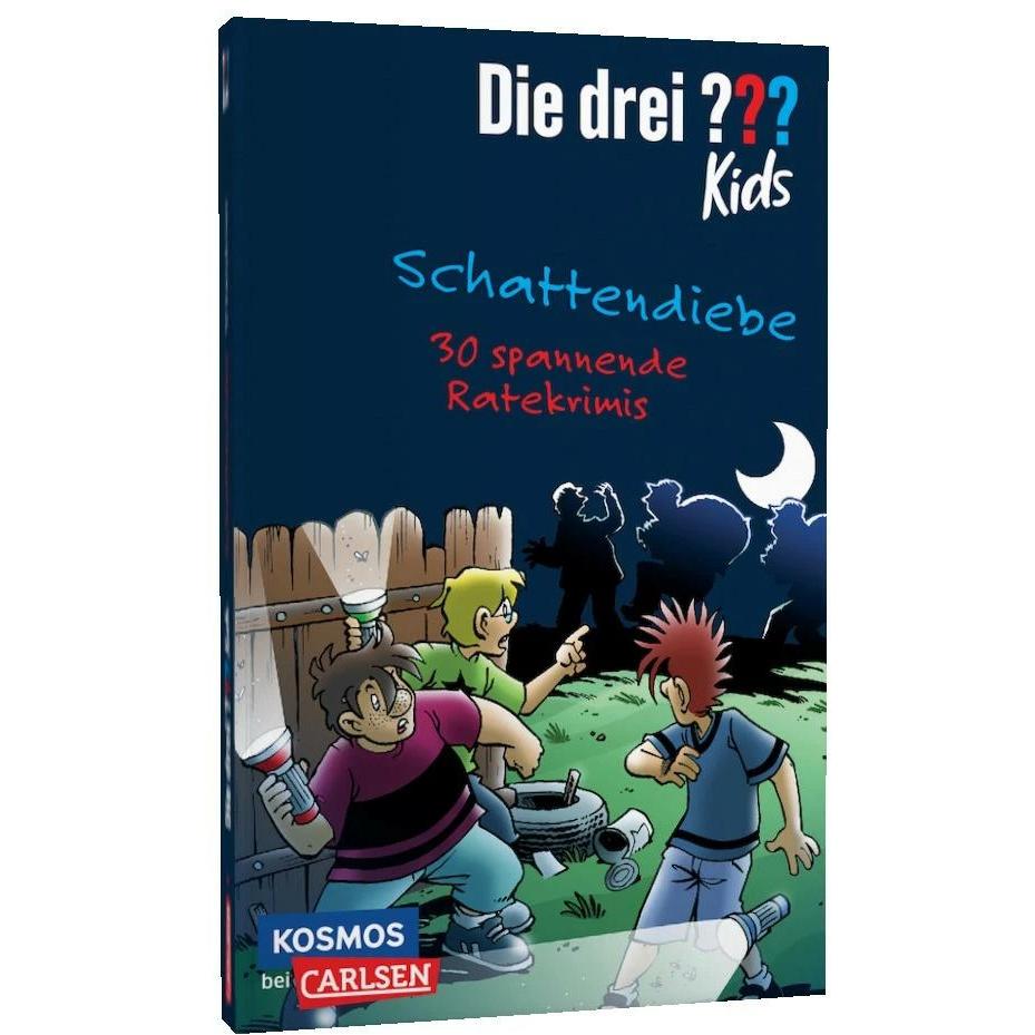 Thumbnail - Die drei??? Kids: Schattendiebe. 30 spannende Ratekrimis!, Kinderbücher von Ulf Blanck, Stefanie Wegner