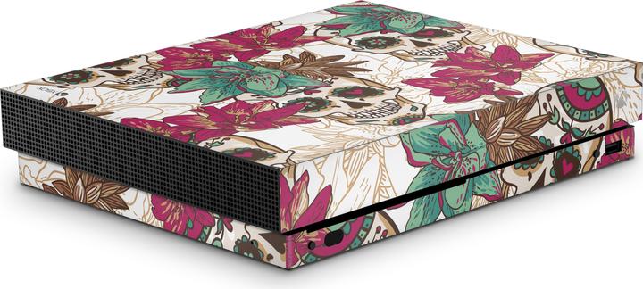 Actual product image EpicSkin Skin XONE X Skull Flower White 3M (XONE) (Xbox One X, Xbox One S, Xbox Series S, Xbox Series X)
