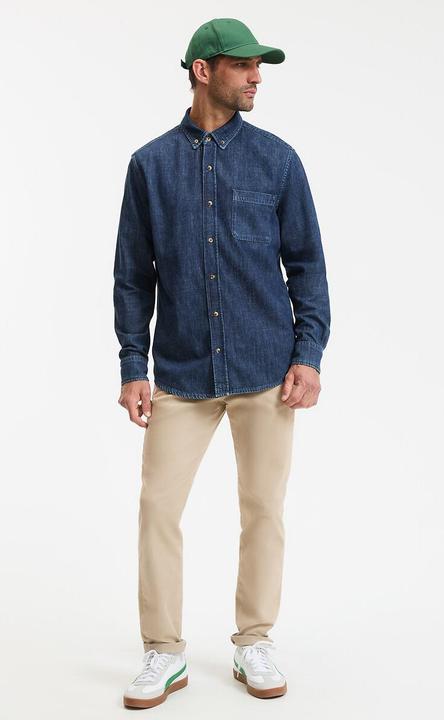 Immagine prodotto La Redoute Collections Camicia in denim con colletto abbottonato (L)