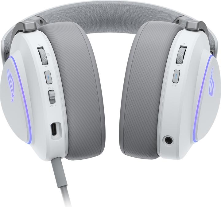 Productafbeelding ASUS Headset ROG Delta II WHT (Bedraad, Draadloze)