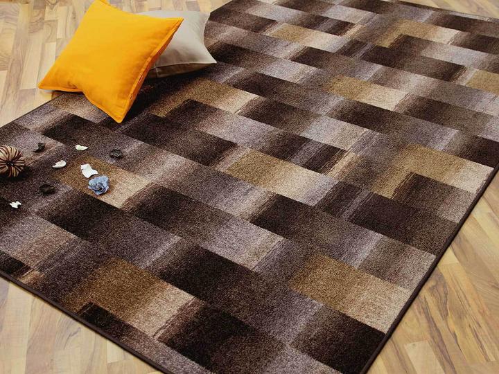 Actual product image Snapstyle Designer velour carpet Mystic Karo (80 x 160 cm)