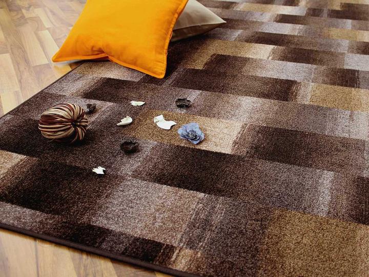 Actual product image Snapstyle Designer velour carpet Mystic Karo (80 x 160 cm)