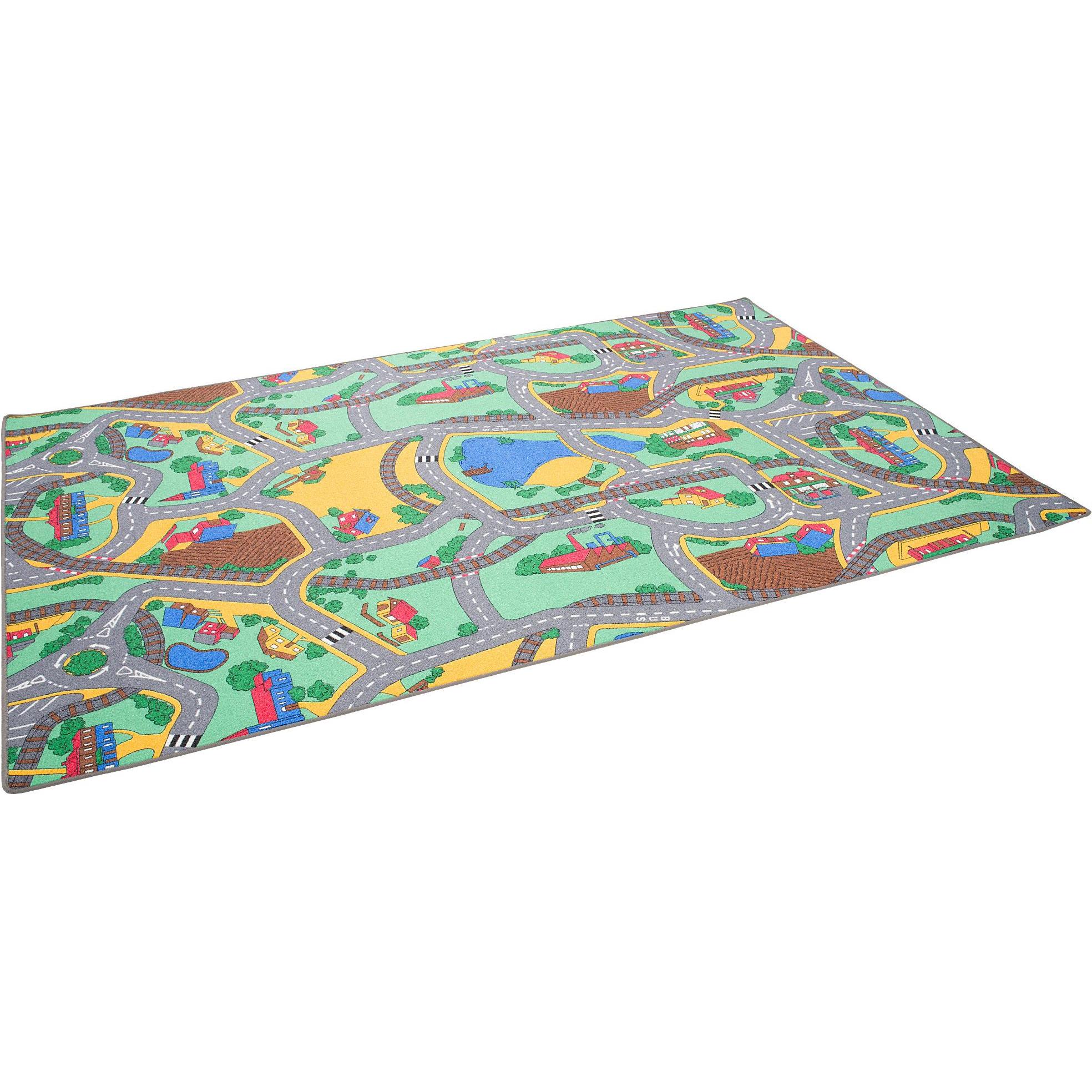 Snapstyle, Spielteppich + Spielmatte, Kinder Spiel Strassenteppich (80 x 160 cm)
