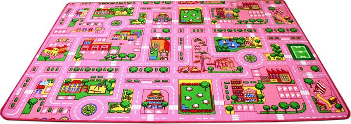 Actual product image Snapstyle Street carpet with two street landscapes on both sides Girls (160 x 240 cm)