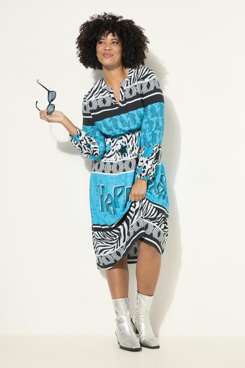 Produktbild Angel of Style Midikleid, A-Linie, Allover-Print, elastische Taille (54)