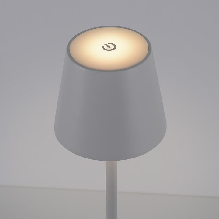 Produktbild Just Light LED Tischleuchte Akku 2er Set Up & Down Lichtaustritt, USB, Dimmbar Touchdimmer (320 lm)