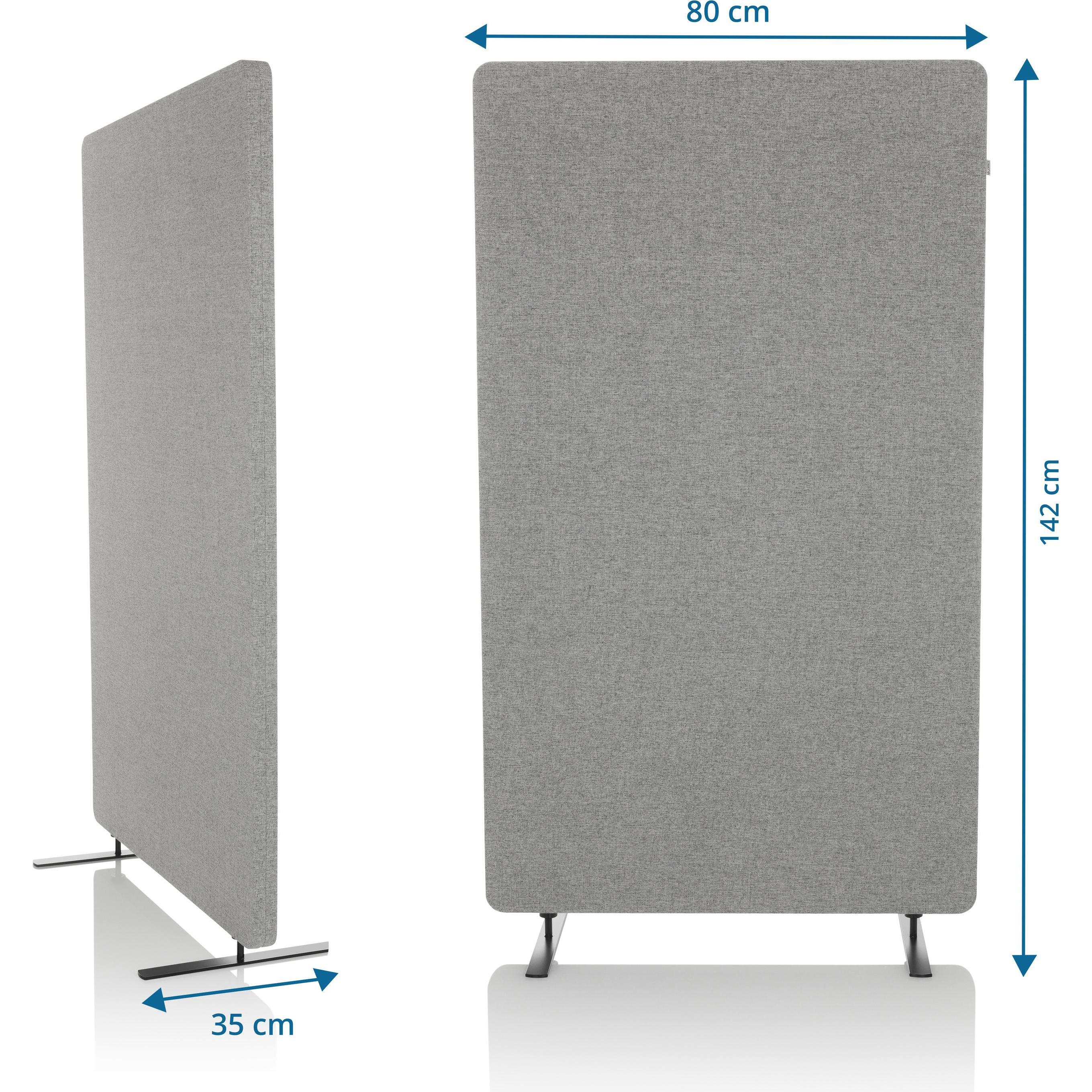 Thumbnail - Hjh Office, Trennwand, Flexmiut Stand (80 x 4 x 135 cm)