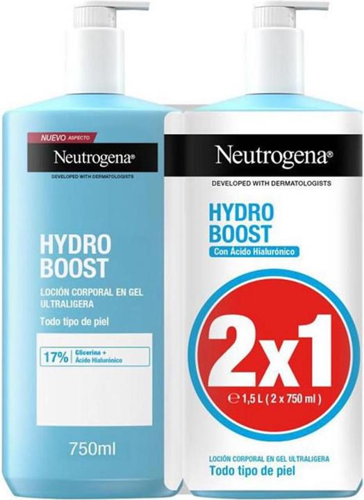 Neutrogena Hydro Boost Moisturizing Gel Lotion - 2x750ml (Body lotion, 1500 ml)