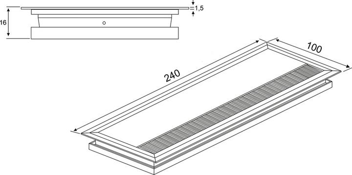 Productafbeelding OK-Line Kabeldurchlass Exit (Kabelopening, 24 cm)