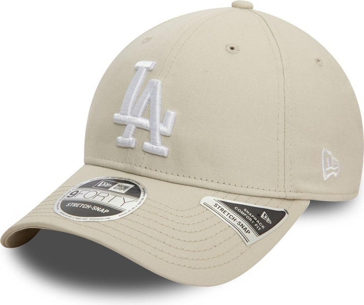 Produktbild New Era 9Forty Stretch-Snap Cap - Los Angeles Dodgers beige (One Size)