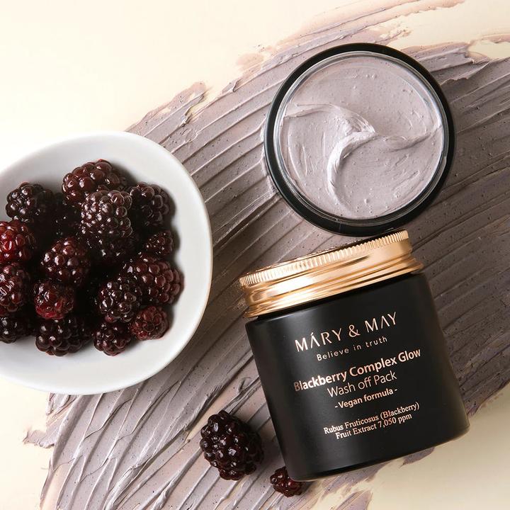 Produktbild Mary&May MARY & MAY Blackberry Complex Glow Abwaschpackung, 125 g