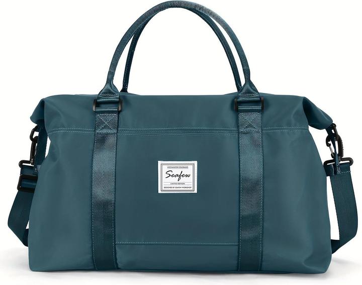 Actual product image Only-Bags.Store Large Capacity Travel Overnight Bag, Solid Colour Versatile Duffle Bag, Lightweight Business Trip