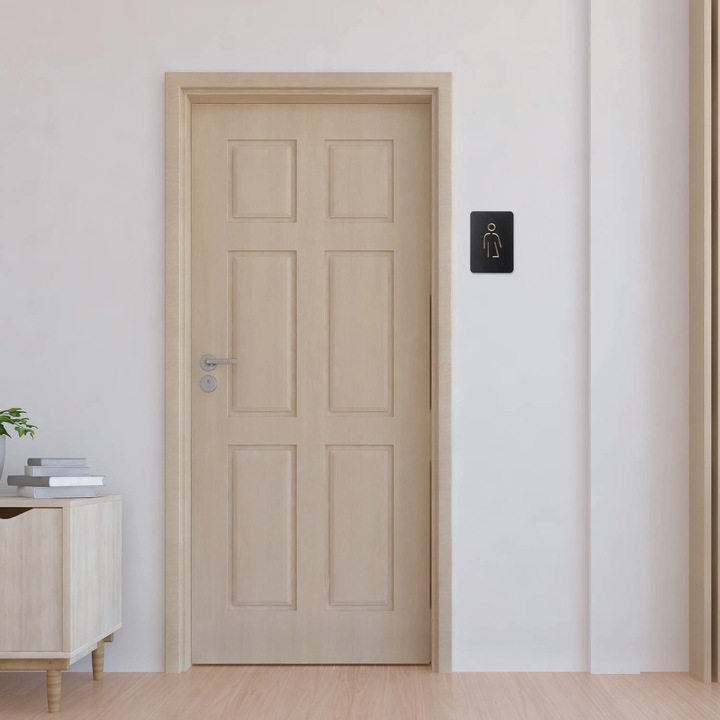 Produktbild Europel Piktogramm "WC Genderneutral", schwarz