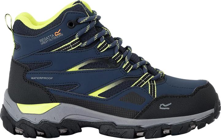 Leuchtend Limone, Marineblau