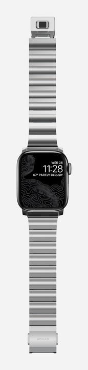 Image du produit Nomad Bande en acier inoxydable -terÃƒ¤sranneke, Apple Watch 41 / 40 /, hopea (41 mm, Acier inoxydable)