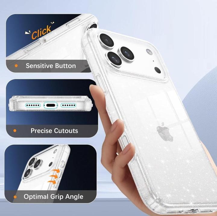 Actual product image Screenguard SuperGlitter Hybrid Case (Apple iPhone 17 Pro Max)