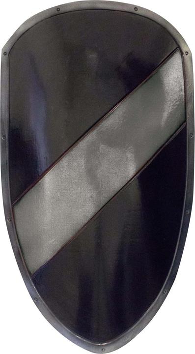 Actual product image Epic LARP RFB Large Shield in Black-Silver