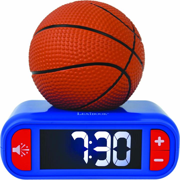 Image du produit Lexibook Horloge d'alarme numérique avec effets sonores et lumineux 3D Basketball Night - (RL800BA)