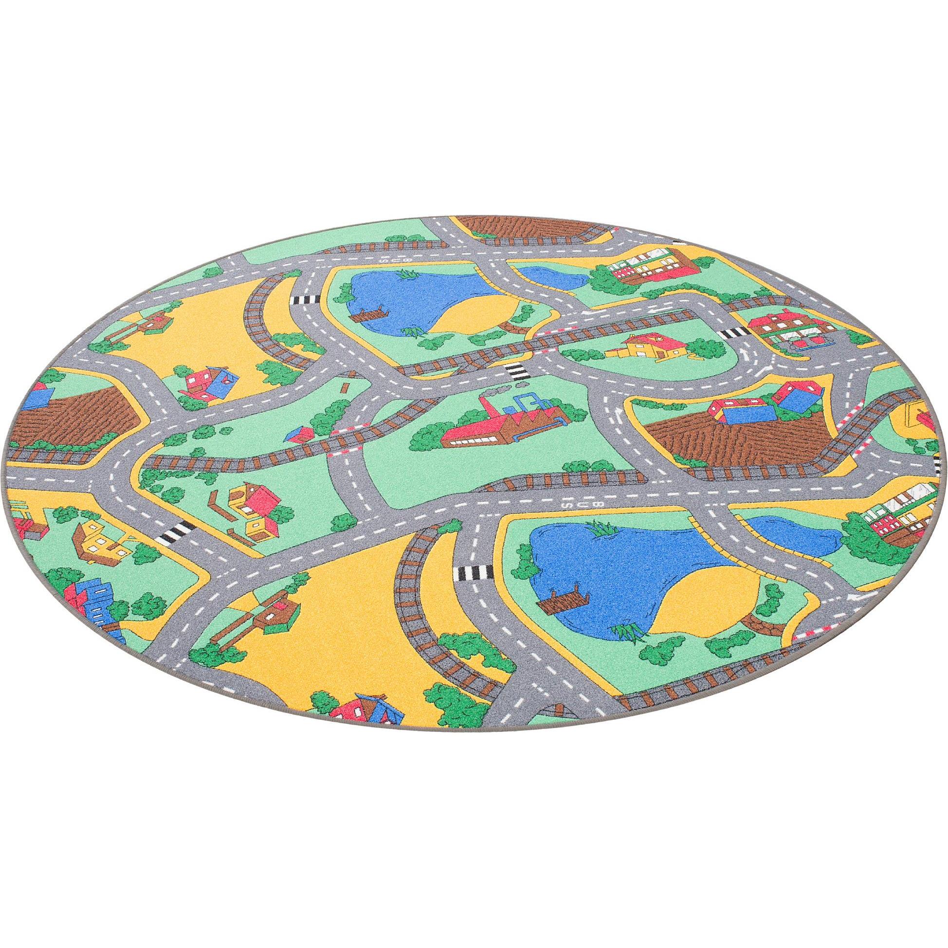 Snapstyle, Spielteppich + Spielmatte, Kinder Spiel Teppich Strassenteppich (100 x 100 cm)