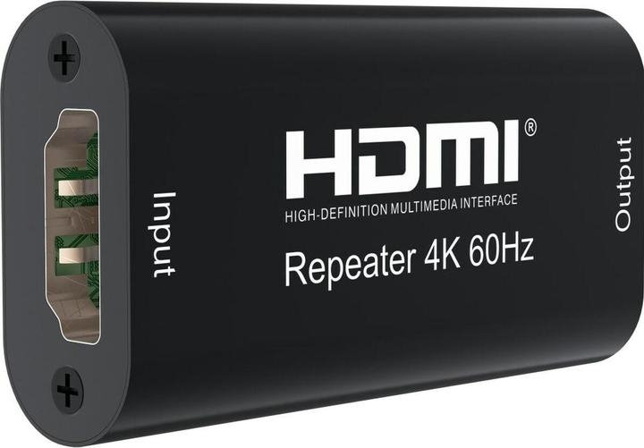 Produktbild Techly HDMI 2.0 4K Repeater YUV 4:4:4
