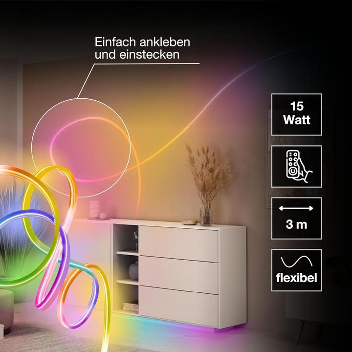 Actual product image Ledvance Smart LED Strip 3M | 15W RGB 220V/240V IP44 (RGB, 300 cm, Indoor, Outdoor)