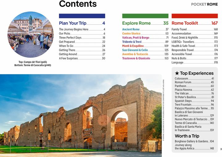 Actual product image Pocket Rome (English, Collectif, Garwood Duncan, The Lonely Planet, Virginia DiGaetano, 2024)