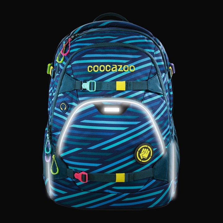 Actual product image Coocazoo ScaleRale Zebra Stripe Blue (30 l)