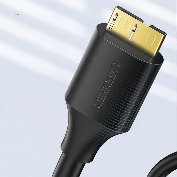 Actual product image Ugreen USB 3.0 - micro USB 3.0 cable, 0.5 m - černý (0.50 m, USB 3.0, USB 3.2 Gen 1)