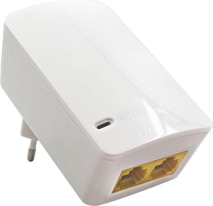 Actual product image MicroConnect PoE Injector 48V 15.4W EU Plug (15.40 W)