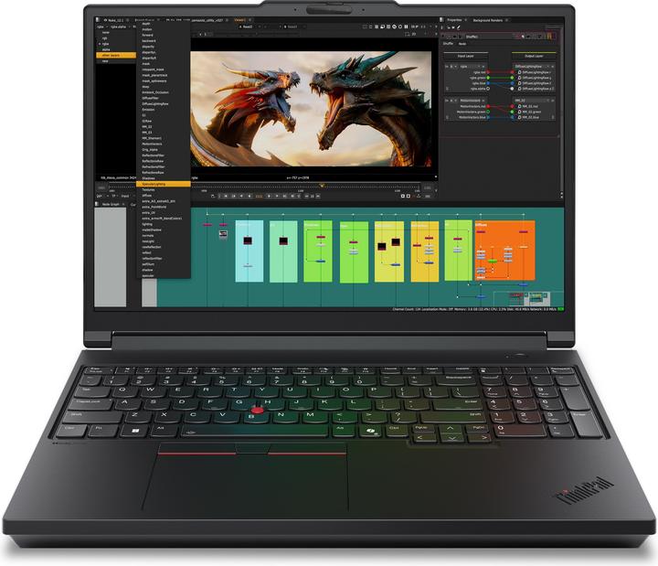 Actual product image Lenovo ThinkPad P16 Gen 3 (16", 1000 GB, 64 GB, CH, Intel Core Ultra 9 275HX)