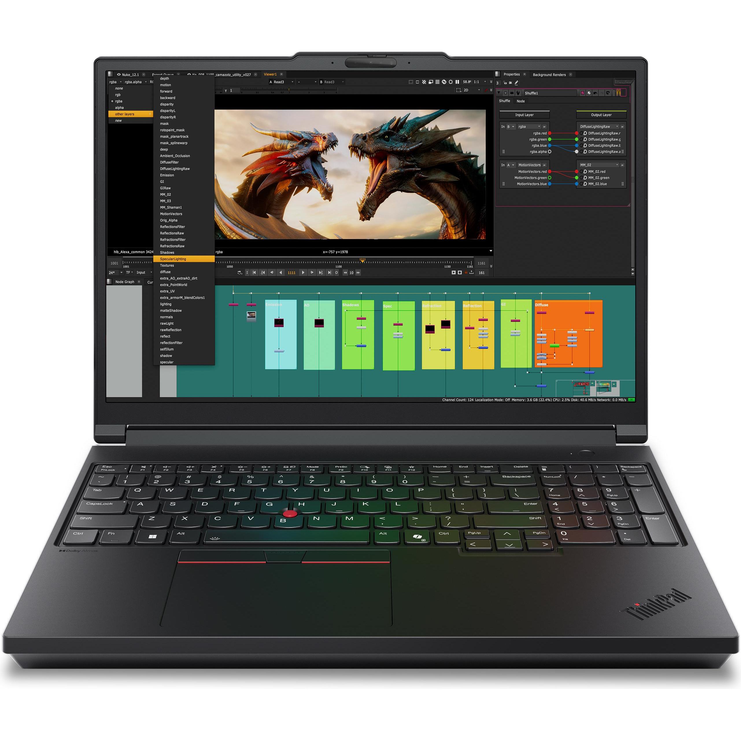 Lenovo TS/ThinkPad P16 G3 / Ultra 9-275Hx / 96G (16", 2000 GB, 96 GB, DE, Intel Core Ultra 9 275HX),