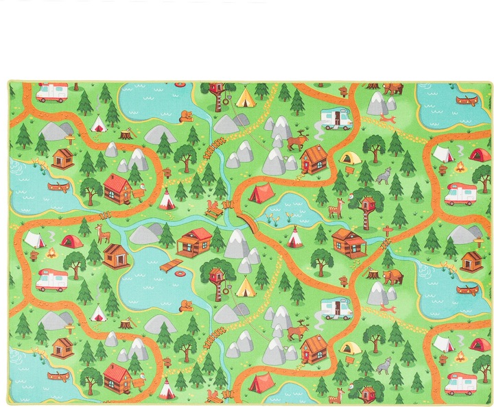 Produktbild Snapstyle Kinder Spiel Teppich Campingplatz (200 x 300 cm)