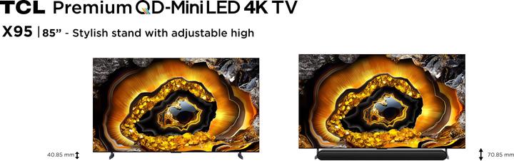 Produktbild TCL 85X955 (85", LED, Mini-LED, 4K, 2023, EU)