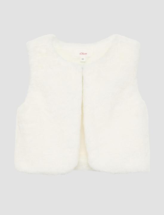 Produktbild S.Oliver Indoor-Weste Webpelzweste mit leichtem Jersey-Futter (80)