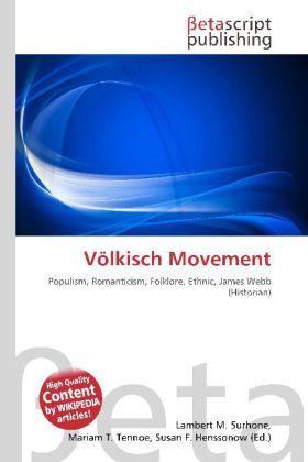 Actual product image Völkisch Movement (Susan F. Henssonow, Mariam T. Tennoe, Lambert M. Surhone, 2010)