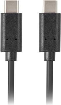 Produktbild Lanberg Kabel CA-CMCM-10CU-0010-BK (USB 2.0 Typ C (1 m, USB 2.0)