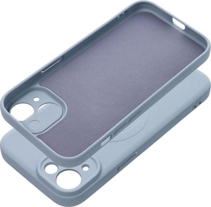 Produktbild OEM Back panel cover SILICONE MAG COVER case compatible with MagSafe for IPHONE 15 light blue (Apple iPhone 15)