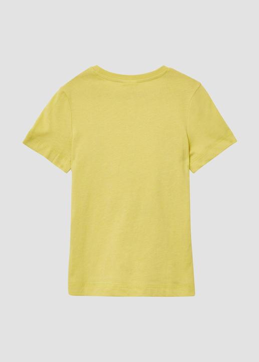 Actual product image S.Oliver T-Shirt Baumwoll-T-Shirt mit Frontprint und verlängertem Rückenteil (92)
