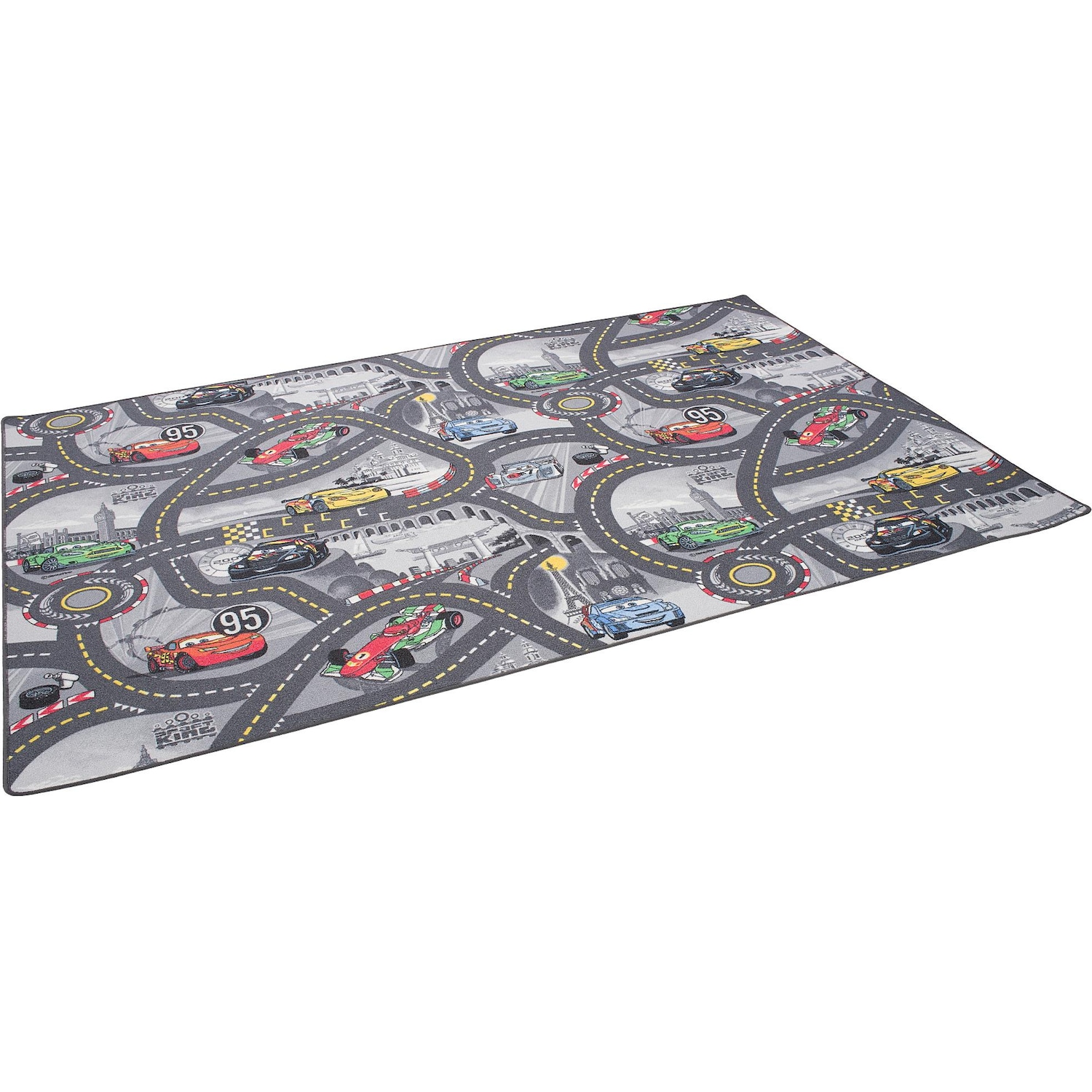 Snapstyle, Spielteppich + Spielmatte, Kinder und Spielteppich Disney Cars (80 x 200 cm)