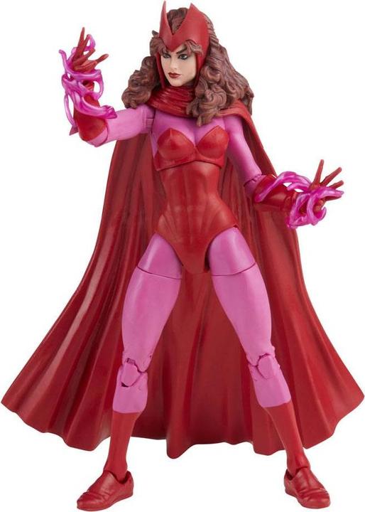 Actual product image Hasbro Legends Series Scarlet Witch, 15cm Retro Action Figure, 4 Accessories