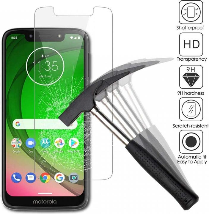 Actual product image Screenguard Motorola Moto G7 Play Protective Glass Film Case Friendly Design (1 pcs., Motorola Moto G7 Play)