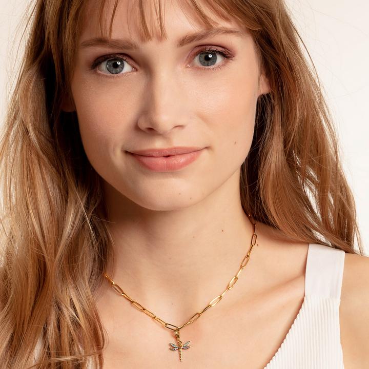 Image du produit Thomas Sabo Libelle (Argent massif, Argent 925, Or jaune, Émaillé)