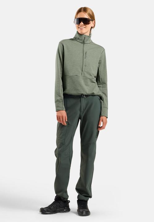 Produktbild Odlo Women's Mid Layer 1/2 Zip Grid Fleece (XXS)