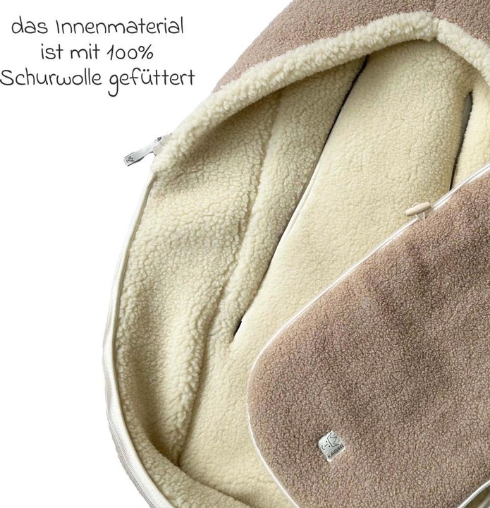 Produktbild Kaiser Fusssäcke für Babyschalen & Babywannen Schurwolle-Fusssack Hukky für Babyschalen