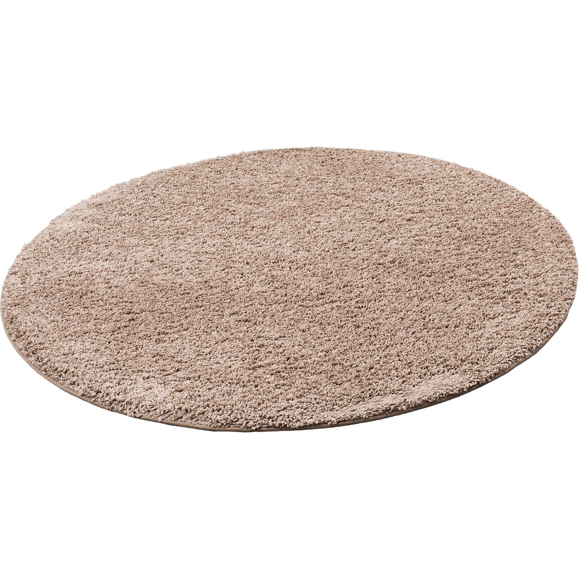 Snapstyle, Teppich, Luxus Hochflor Langflor Teppich Milano (Ø 100 cm)