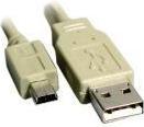 Actual product image Deltaco 1.0m USB 2.0 A to Mini-B Cable (1 m, USB 2.0)