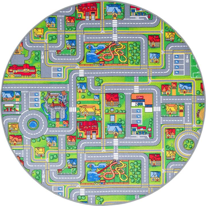 Immagine prodotto Snapstyle Bambini Gioco Avventura tappeto terra gioco d'avventura per bambini (100 x 100 cm)