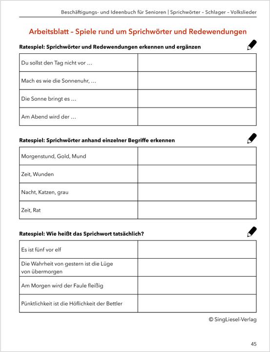 Produktbild Das grosse Beschäftigungs- und Ideenbuch für Senioren (Deutsch, Linus Paul, 2018)