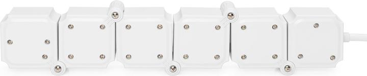 Image du produit Digitus Barrette flexible de 4 prises avec 2 ports USB et interrupteur (4 x, CEE 7/3, 1.60 m)
